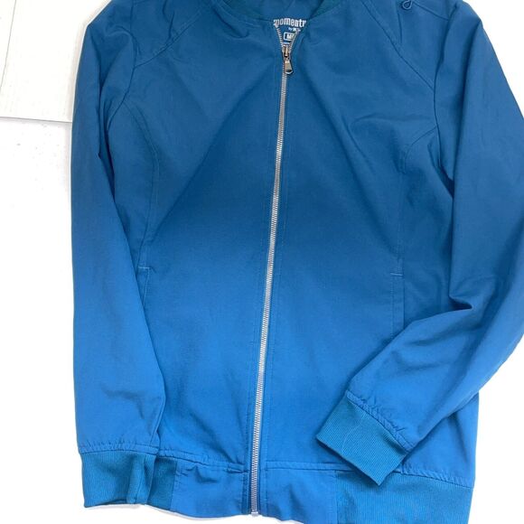 Teal Momentum By Maevn Scrub Jacket Size M - Picture 10 of 11